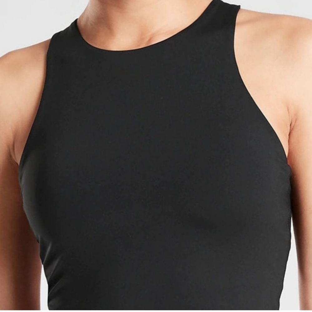 Athleta Midnight Black Crop Top